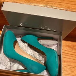 Jessica Simpson teal pump
